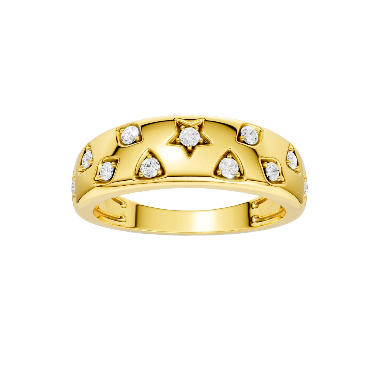 Amorati Diamonds Multi Shape Star Studded Diamond Dome Ring TruScore & Quality Report