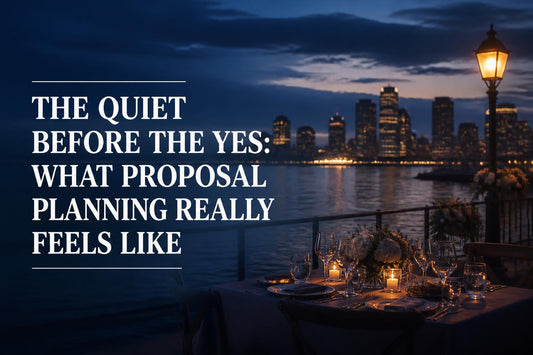 proposal planning and what it's really like beforehand