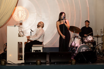 jazz band playing at an upscale event
