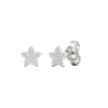 Diamond stud earrings