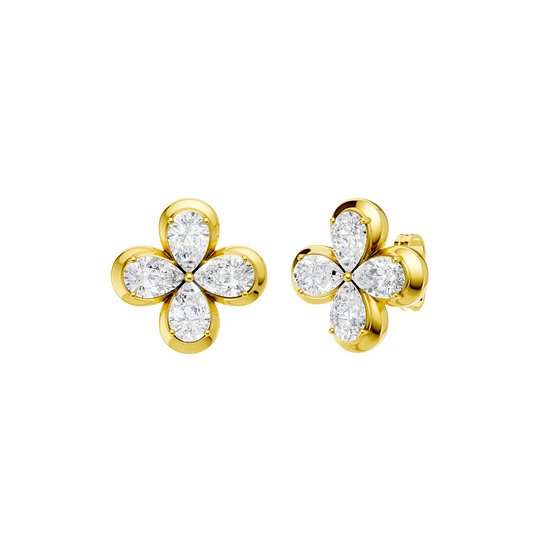 Diamond stud earrings