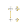 Diamond drop earrings