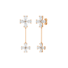 Diamond drop earrings