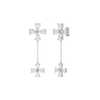 Diamond drop earrings