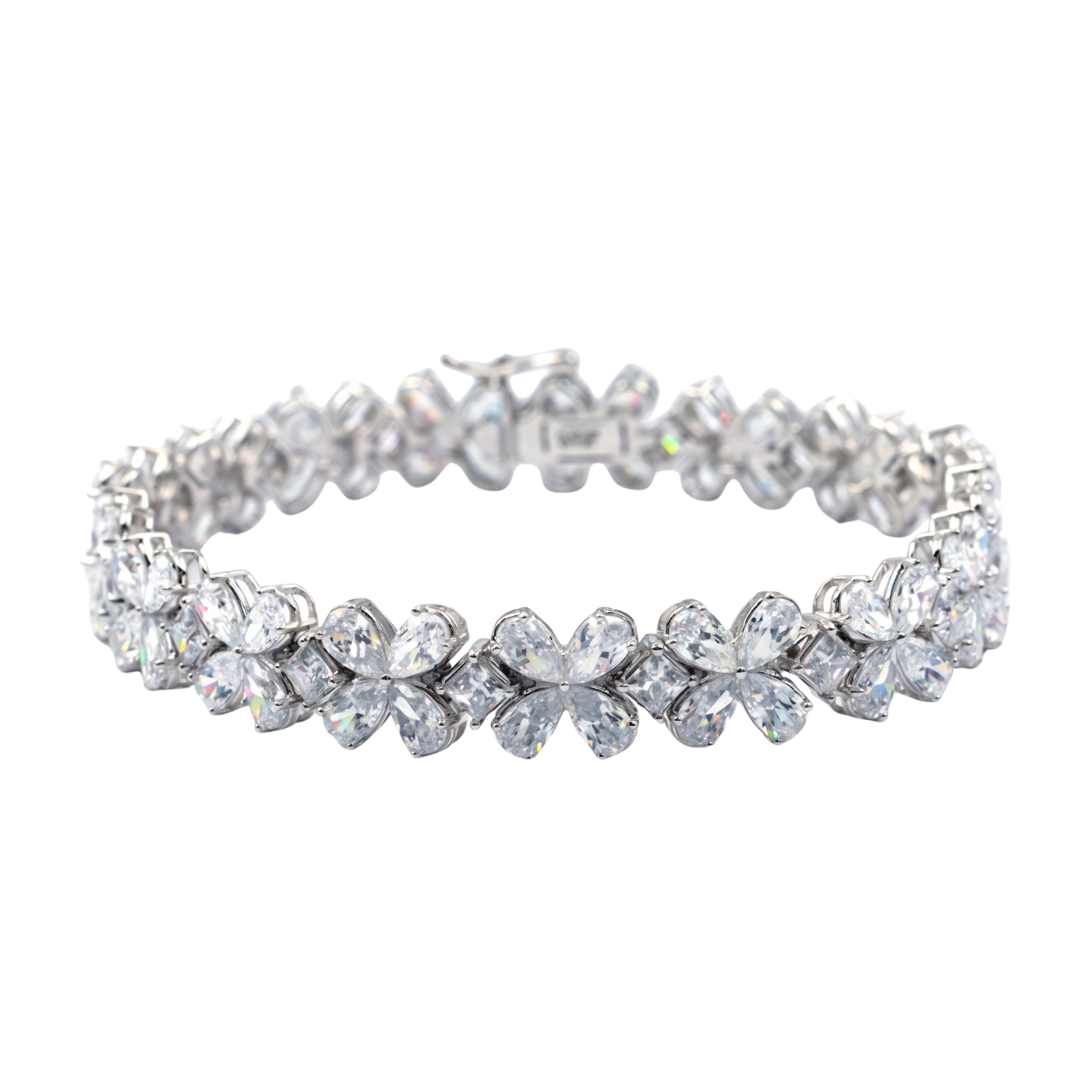 17-carat diamond tennis bracelet