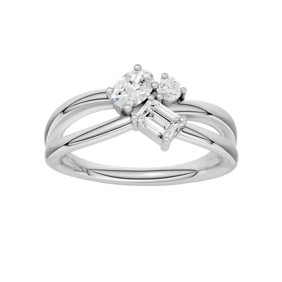 Diamond cluster ring