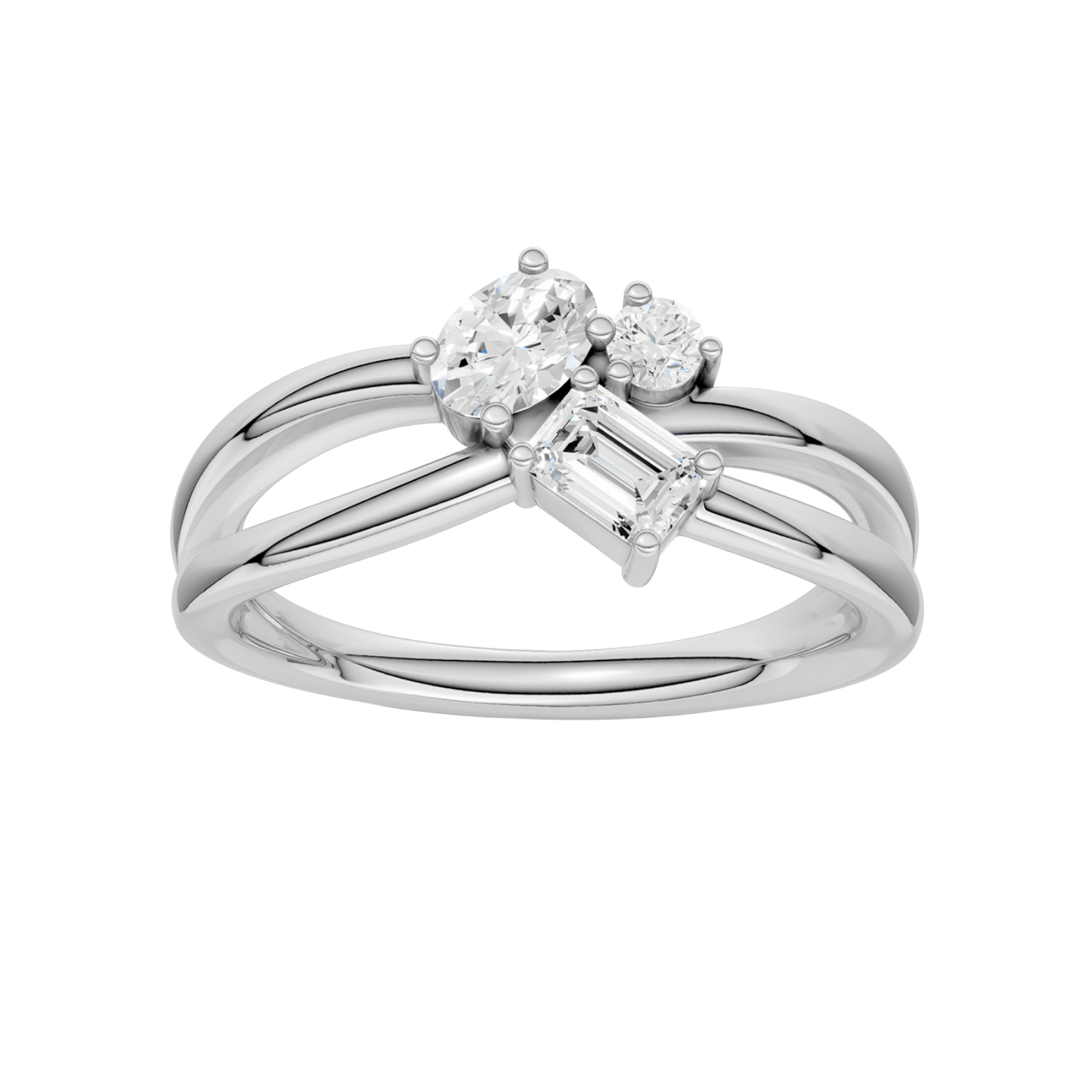 Diamond cluster ring