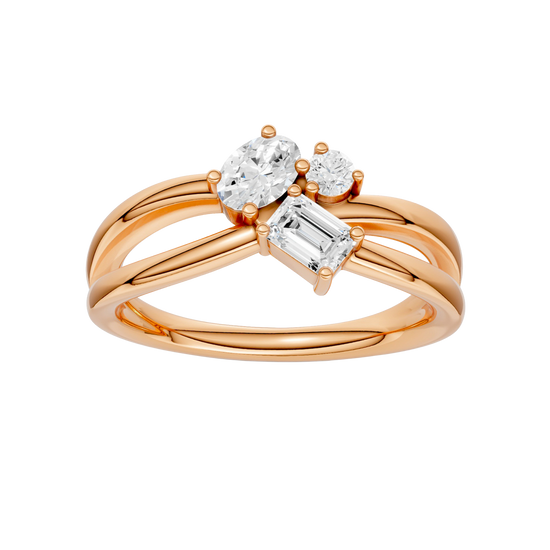 Diamond cluster ring