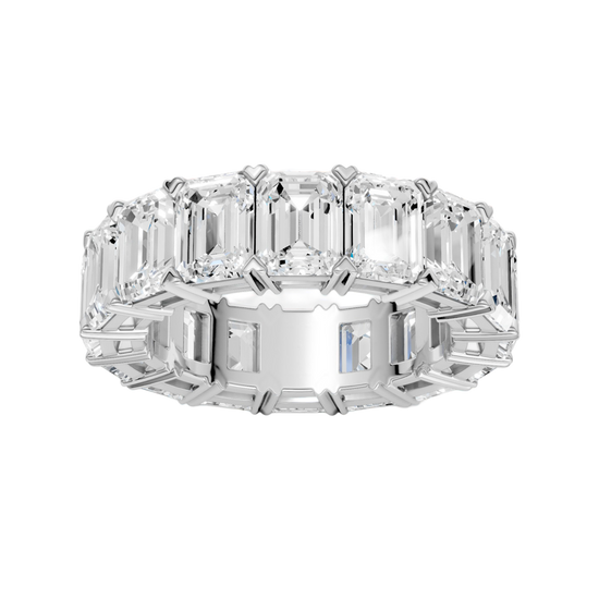 9.5-carat Radiant-cut diamond eternity ring
