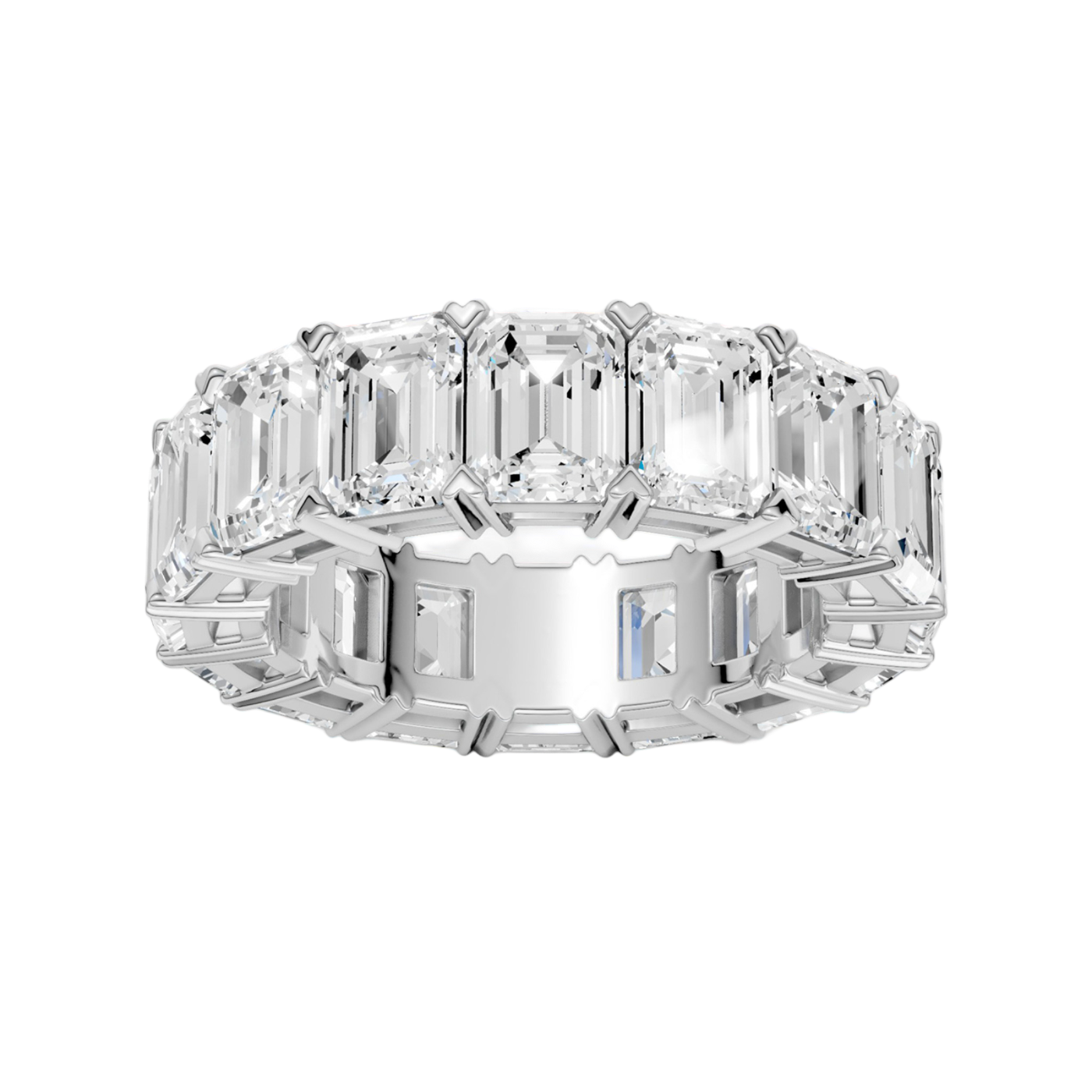 9.5-carat Radiant-cut diamond eternity ring