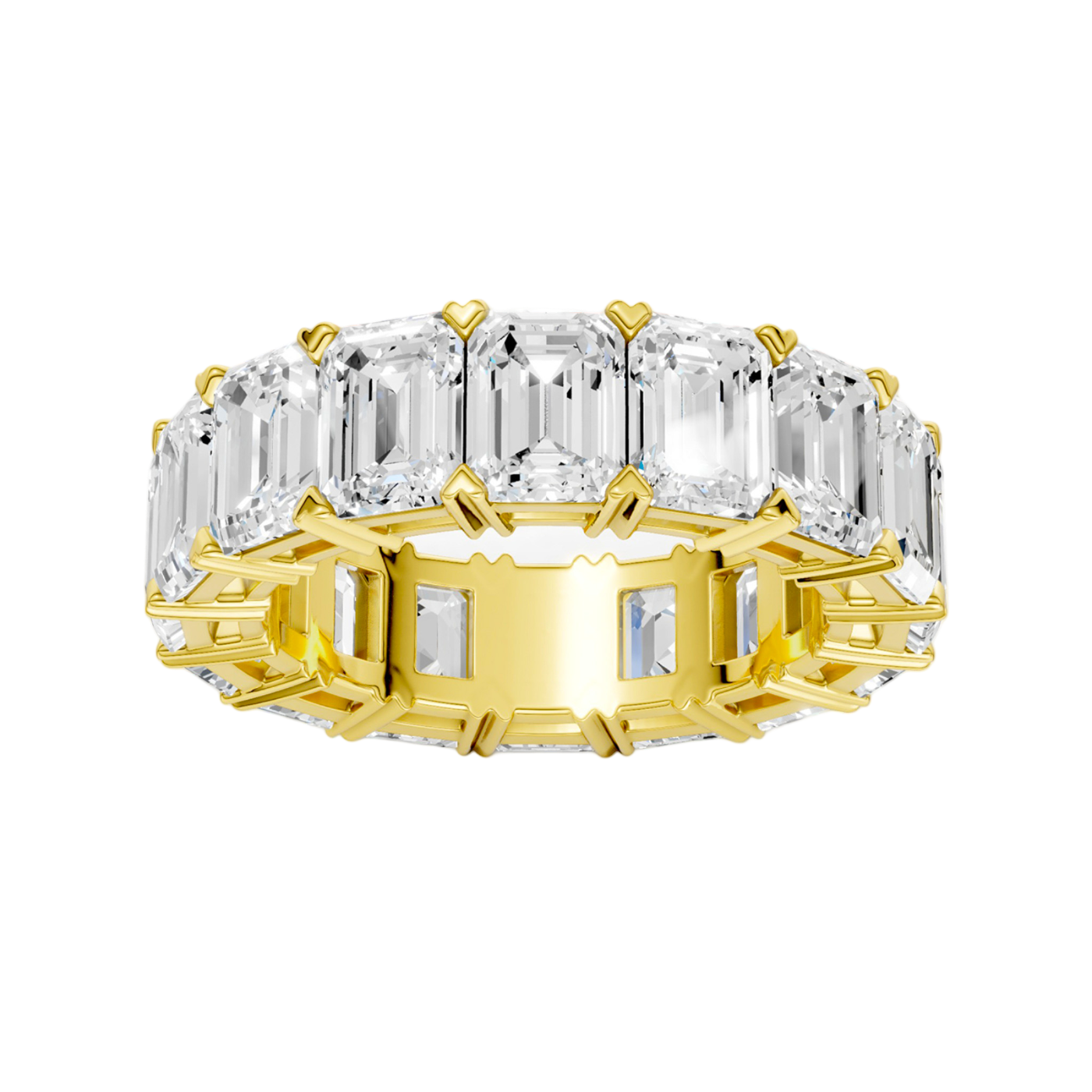 9.5-carat Radiant-cut diamond eternity ring