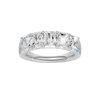 Radiant-cut diamond ring