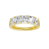 Radiant-cut diamond ring