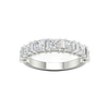 Princess-cut diamond eternity ring