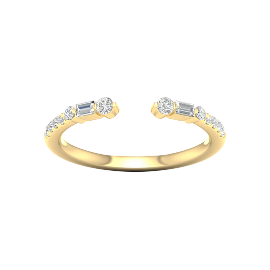 Diamond cluster ring