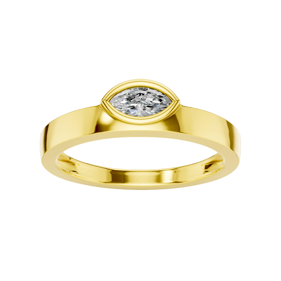 Diamond signet ring