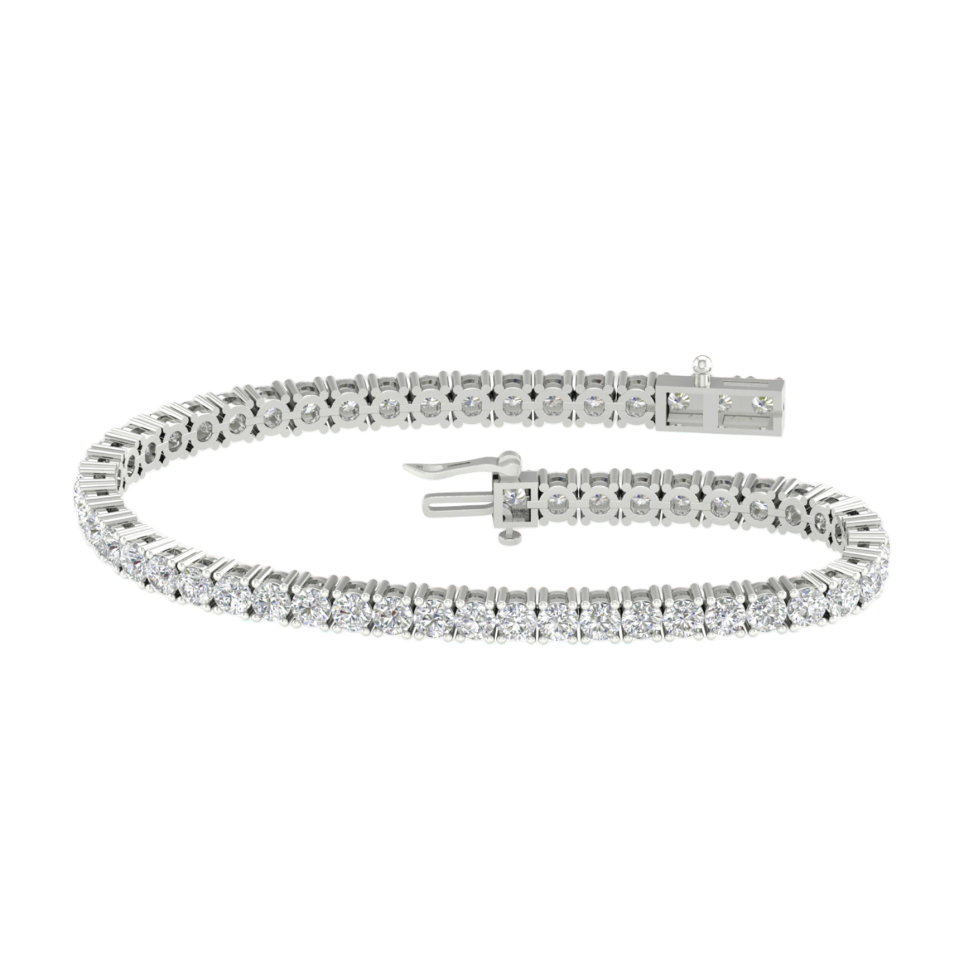 7-carat diamond tennis bracelet