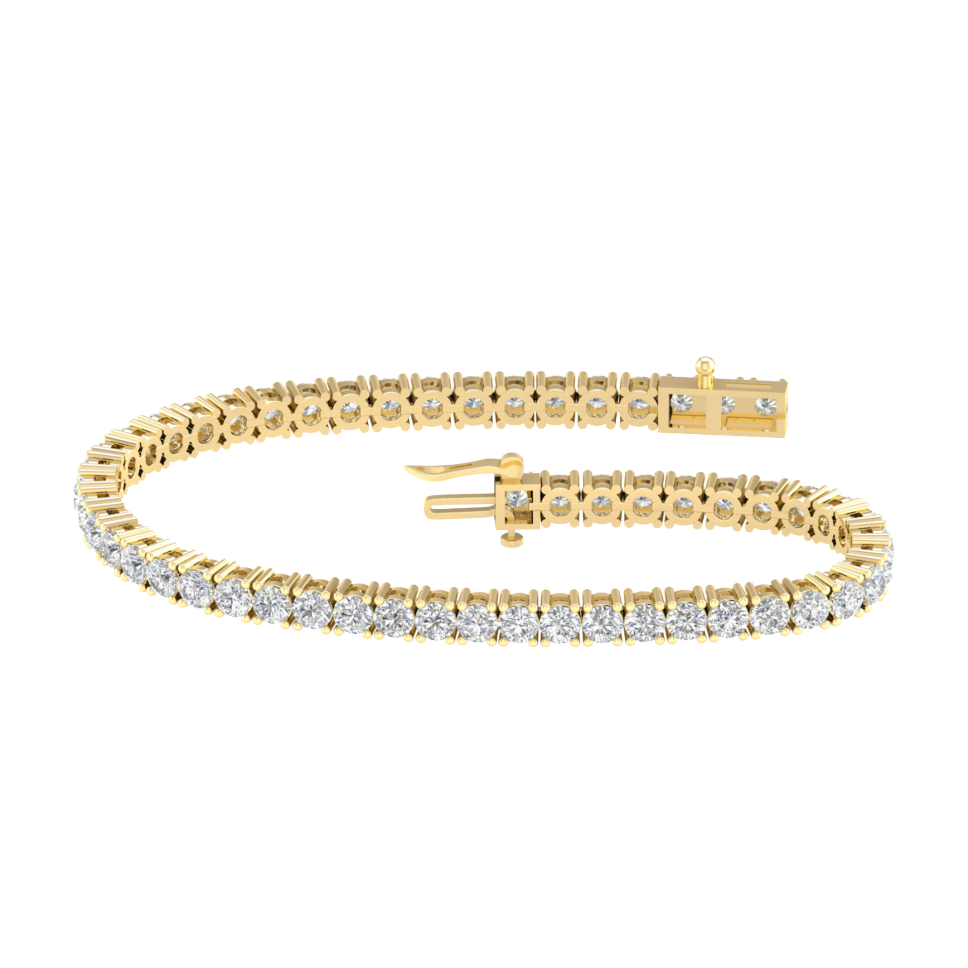7-carat diamond tennis bracelet