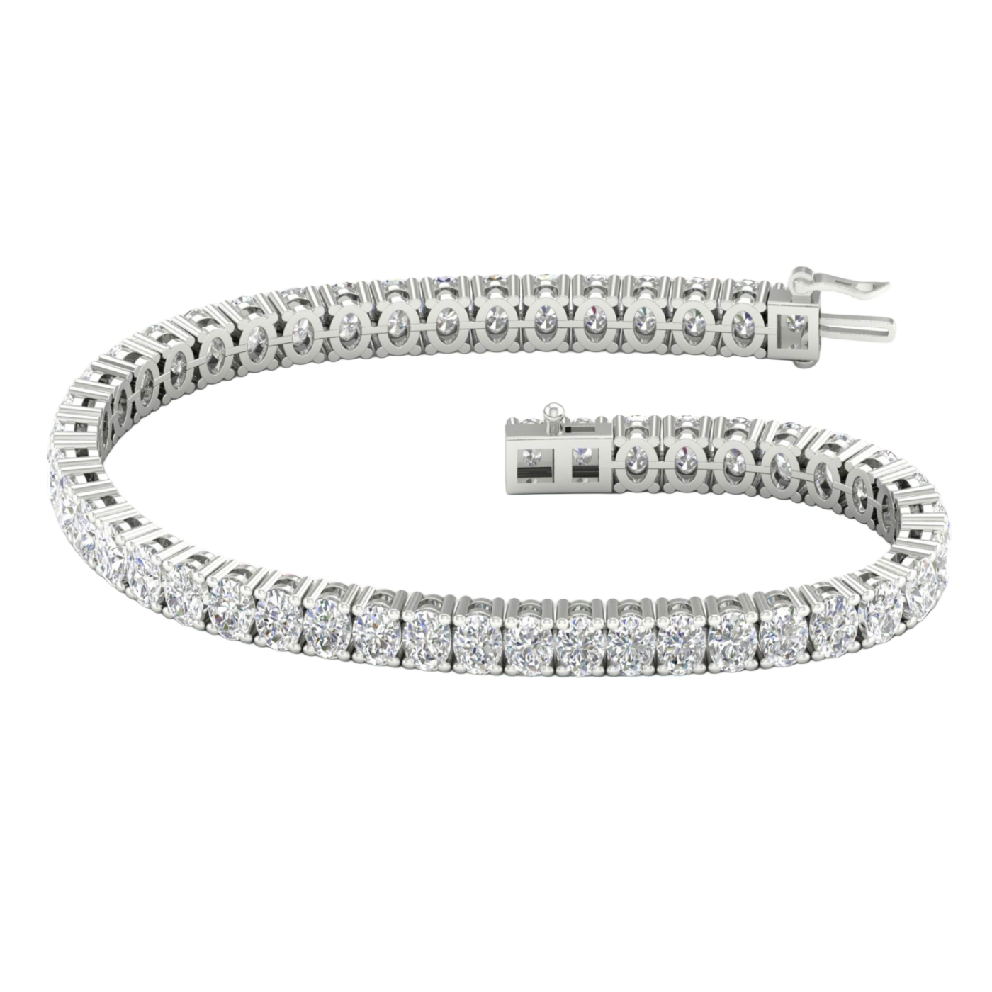 10-carat diamond tennis bracelet