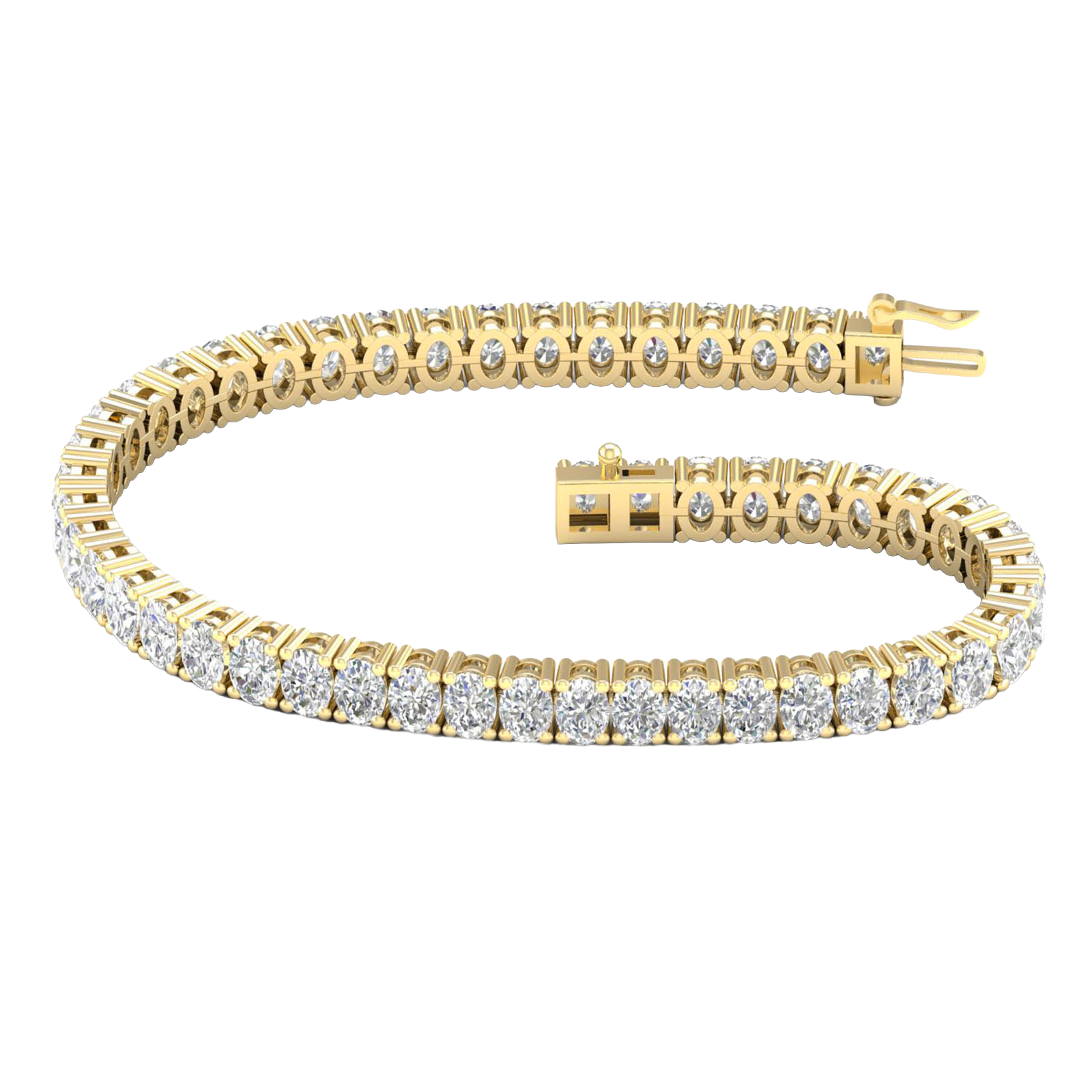 10-carat diamond tennis bracelet