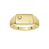Diamond signet ring