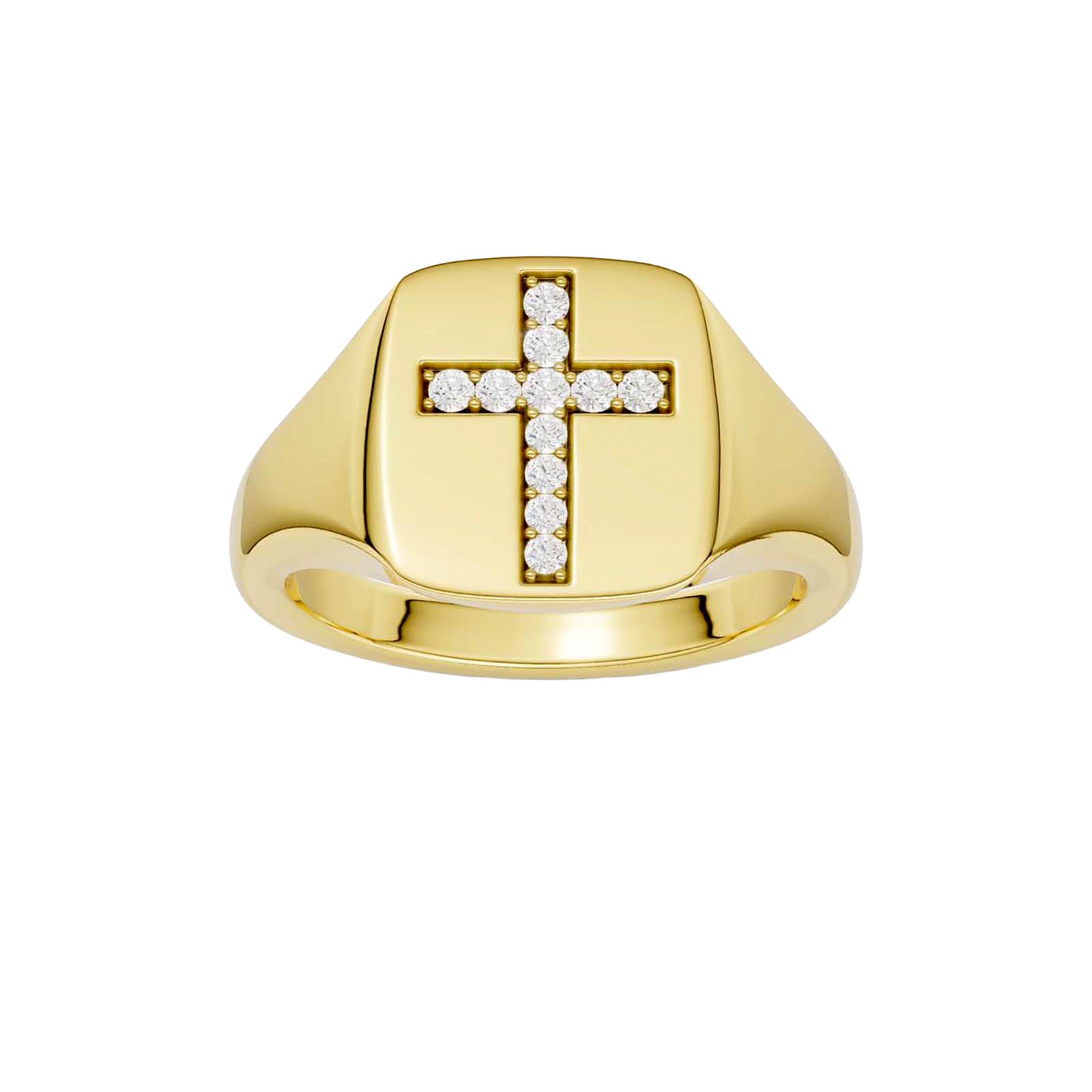 Diamond signet ring
