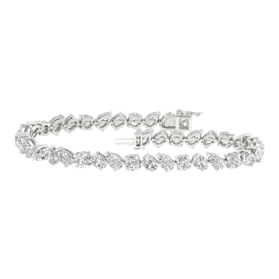8-carat diamond tennis bracelet