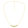 Emerald-cut diamond necklace