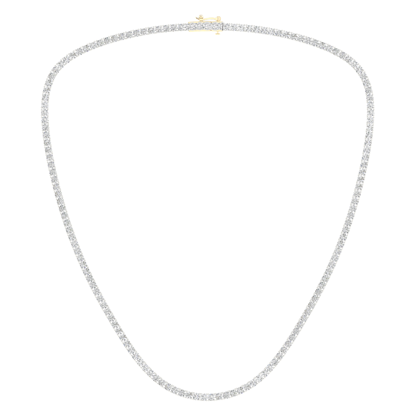 Diamond tennis necklace