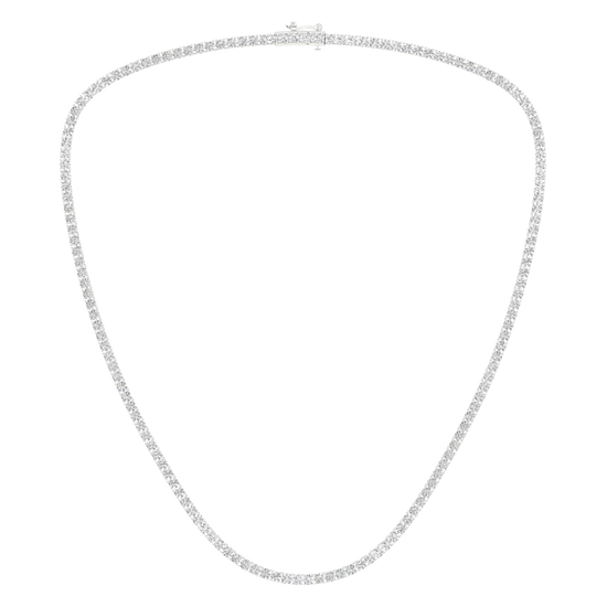 Diamond tennis necklace