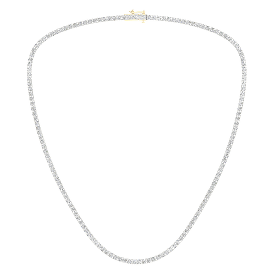 Diamond tennis necklace