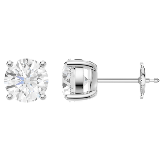 Diamond stud earrings