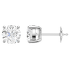 Diamond stud earrings