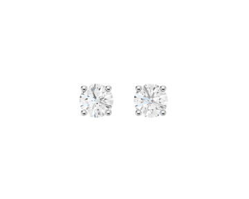 Amorati Diamonds 1.00 cttw Bold Power Studs: IGI Certified E-F Colorless VS+ Lab Diamonds in 2.5g Solid 14K Gold Settings with Insured Free Shipping.