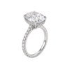 Empress Oval Cut 5 cttw Diamond Ring