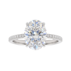 Empress Oval Cut 5 cttw Diamond Ring