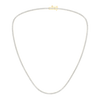 Zoomed out front view of the yellow gold Mirrorball  Diamond necklace featuring continuous diamond brilliance with a refined, elegant silhouette.