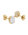 Oval Diamond Studs