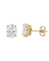 Oval Diamond Studs