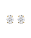 Oval Diamond Studs
