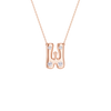 The Bubble Pop Monograms Initial Necklace