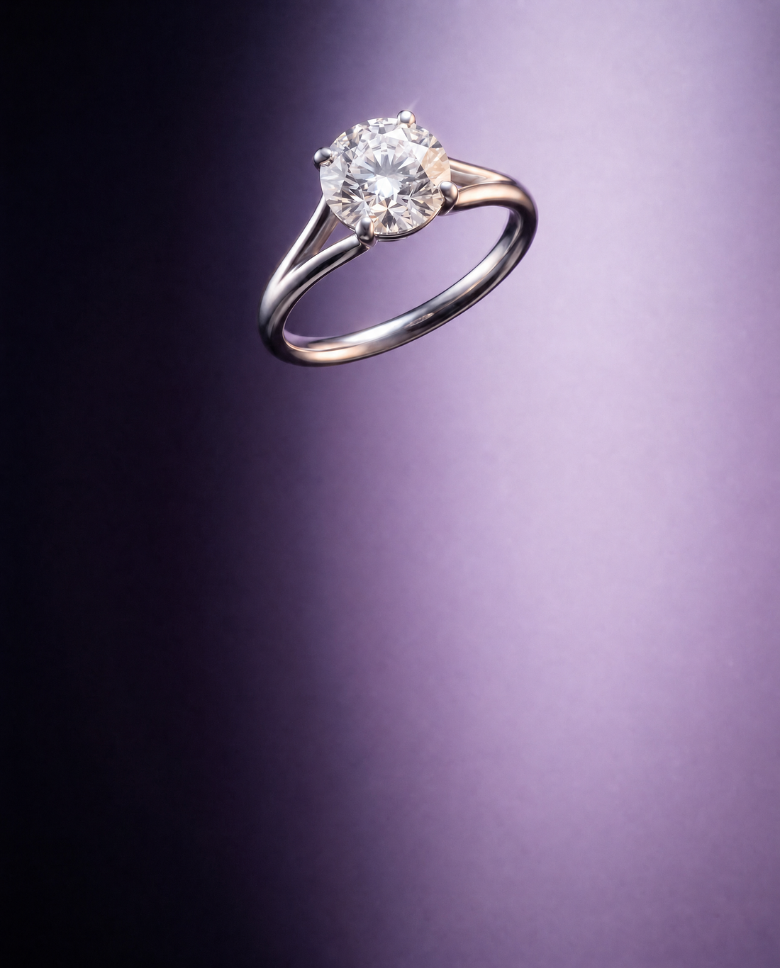 Plain Band Engagement Rings