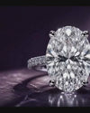 Empress Oval Cut 5 cttw Diamond Ring